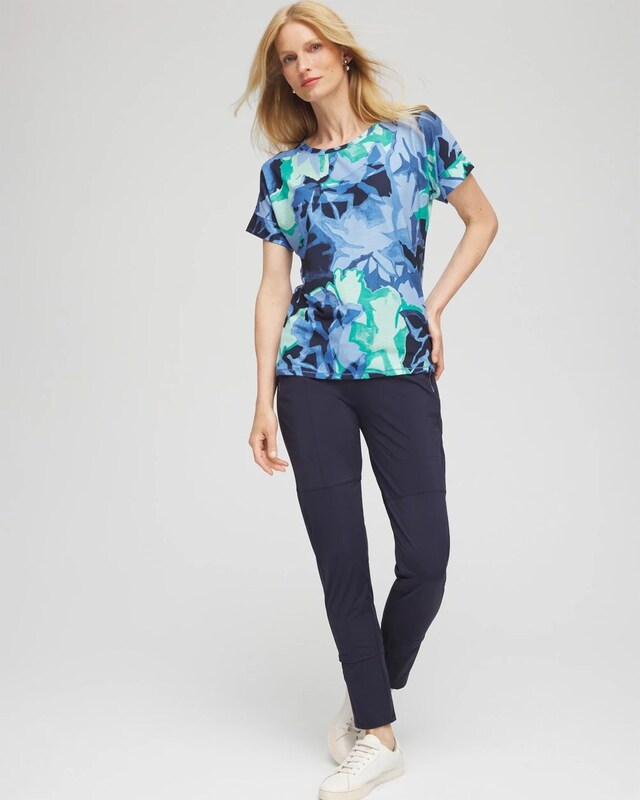 Zenergy Foliage Print Tee - image 2